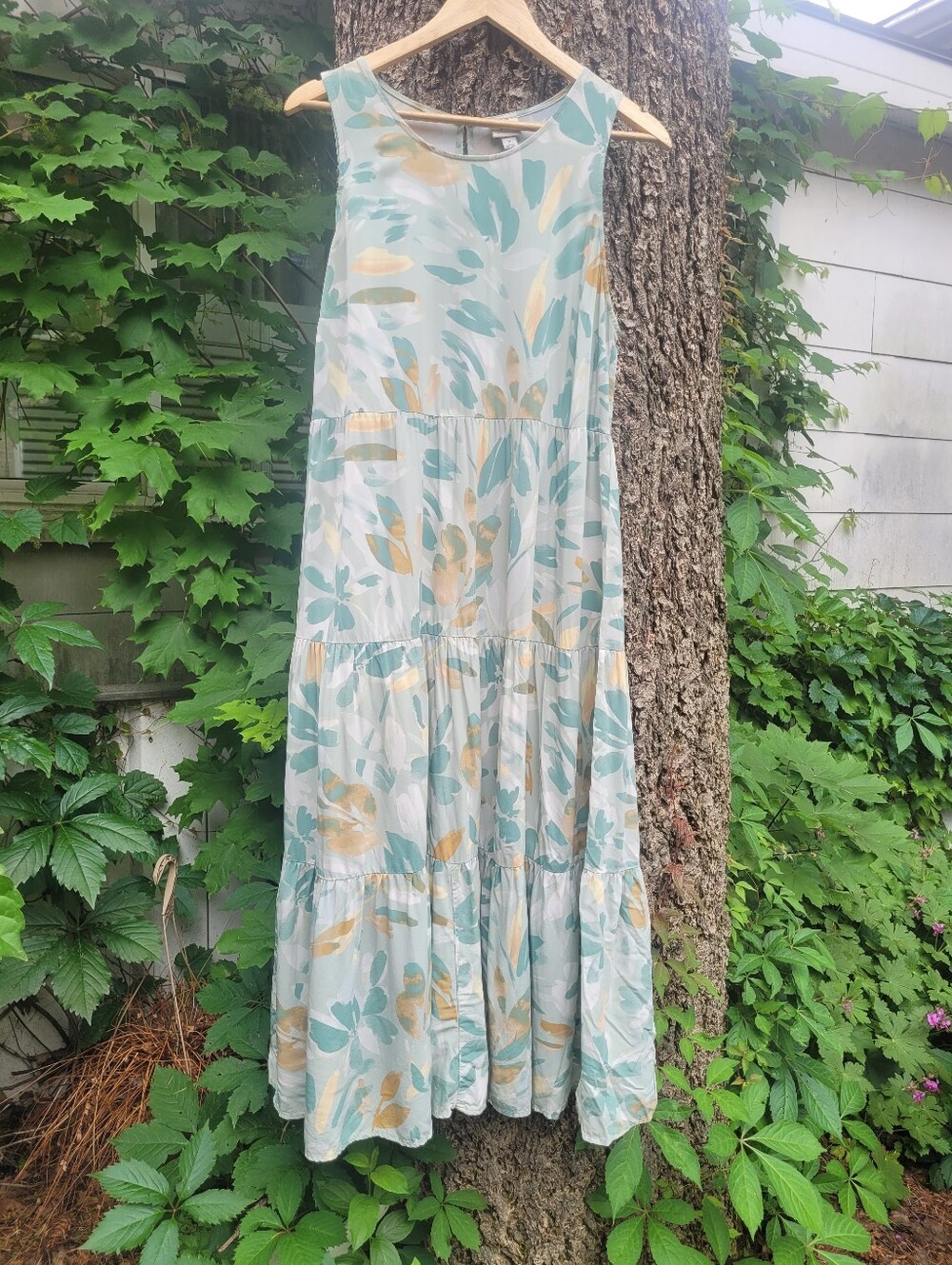 Soft Floral Tiered Maxi Dress from A New Day, flowy & comfortable for summer!